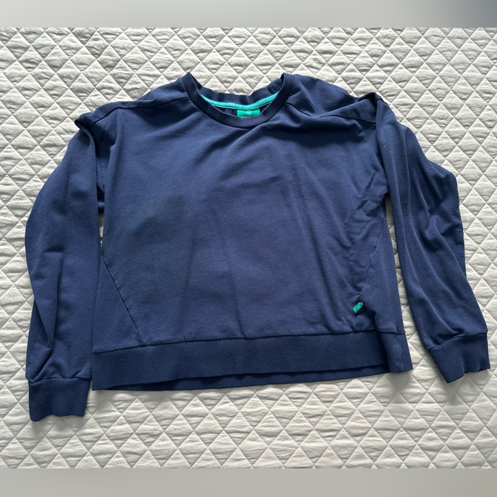 Peppermint Navy Sweatshirt Long Sleeve